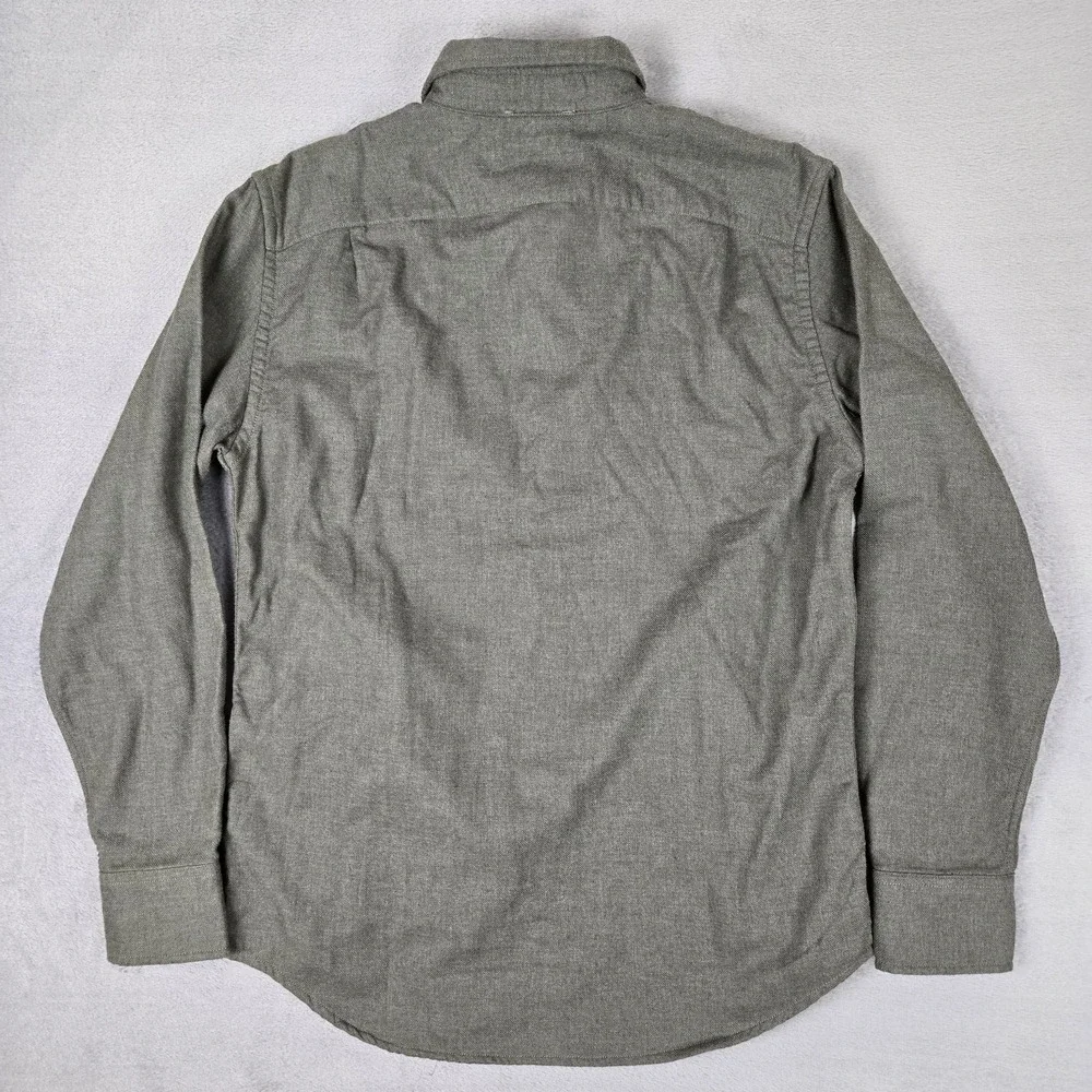 Banana Republic‎ Shirt Jacket Mens Small Green Greek Olive Cotton Heavy NWT